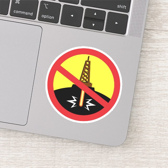 Adesivo Parar Fracking (Detalhe)