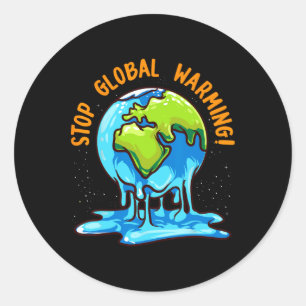 Adesivo Parar o aquecimento global do clima Mudança climát
