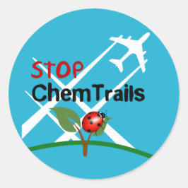 Adesivo Parar o Quimtrails Lady Bug Ecocide