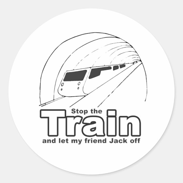 Adesivo parar o trem (Frente)