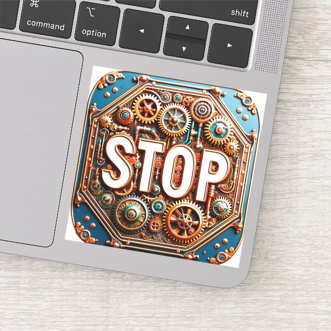 Adesivo Parar Sinal (Detalhe)