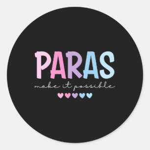 Adesivo Paras Tornam Possível Coração Para Profissional Pa