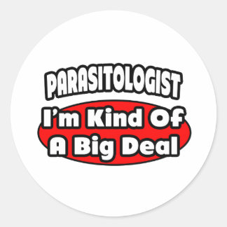 Adesivo Parasitologista... Grande negócio