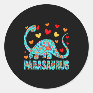 Adesivo Parassauro Paraprofissional Paraeducador Dinossaur