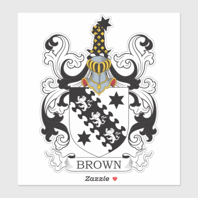 Adesivo Parceiro da família Brown (Folha)