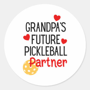 Adesivo Parceiro de pickleball futuro do vovô Granhild cri