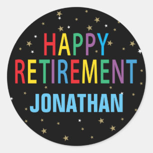 Adesivo Parceiro de Reforma Feliz, colorido com nome