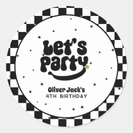 Adesivo Parceiro de vamos Feliz Aniversário do Duo