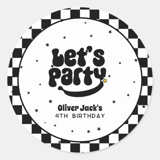 Adesivo Parceiro de vamos Feliz Aniversário do Duo (Frente)