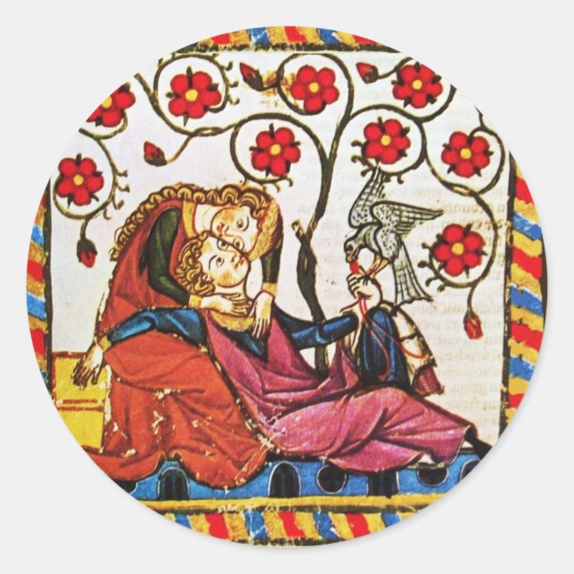 ADESIVO PARCHE DE DIA DE OS NAMORADOS DE AMOR ETERNO (Frente)