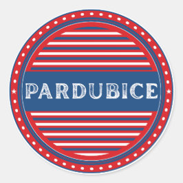 Adesivo Pardubice City Pride Emblem – Czech Identity