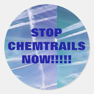 Adesivo Pare Chemtrails agora!!