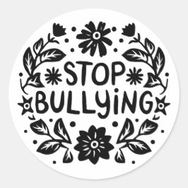 Adesivo Pare de intimidar o bullying
