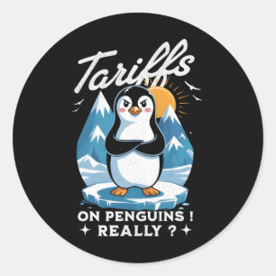 Adesivo Pare Os Tarifários Antitrump Fafo Resistir Pinguin