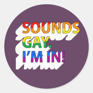 Adesivo Parece Gay, estou em T-Shirt