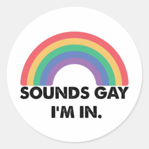 Adesivo Parece Gay Estou No Mês do Orgulho Gay Colorido
