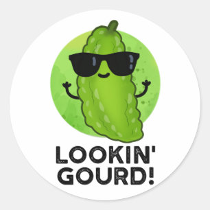 Adesivo Parecendo Gourd Legal Veggie Pun