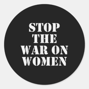 Adesivo Parem A Guerra Contra As Mulheres - Direitos Human