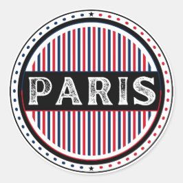 Adesivo Paris City Pride Emblem – French Identity