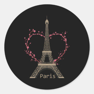 Adesivo Paris Eiffel Torre O Sinal Do Amor França Parisia
