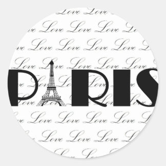 Adesivo Paris Eiffel Tower Love