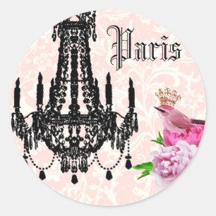 Adesivo Paris em minha mente, selos do envelope