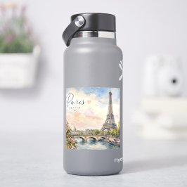 Adesivo Paris França Torre Eiffel rio Sena