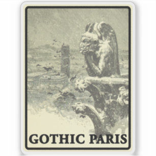 Adesivo Paris Gótica - v2