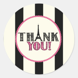 Adesivo Paris Obrigado Sticker