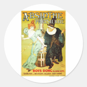 Adesivo Parisienne do absinto