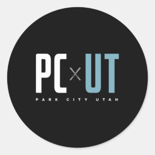 Adesivo Park City Utah Graphic Ski