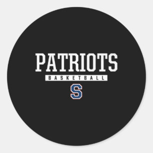 Adesivo Parkersburg South Patriots Logo Basquete Hs