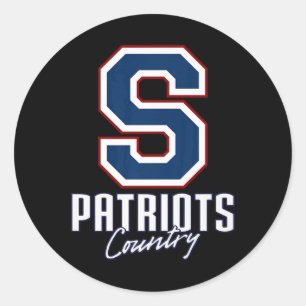 Adesivo Parkersburg South Patriots Logo Country Hs