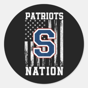 Adesivo Parkersburg South Patriots Logo Nação Hs 1