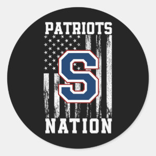 Adesivo Parkersburg South Patriots Logo Nação Hs 2