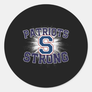 Adesivo Parkersburg South Patriots Logo Strong Flag Hs
