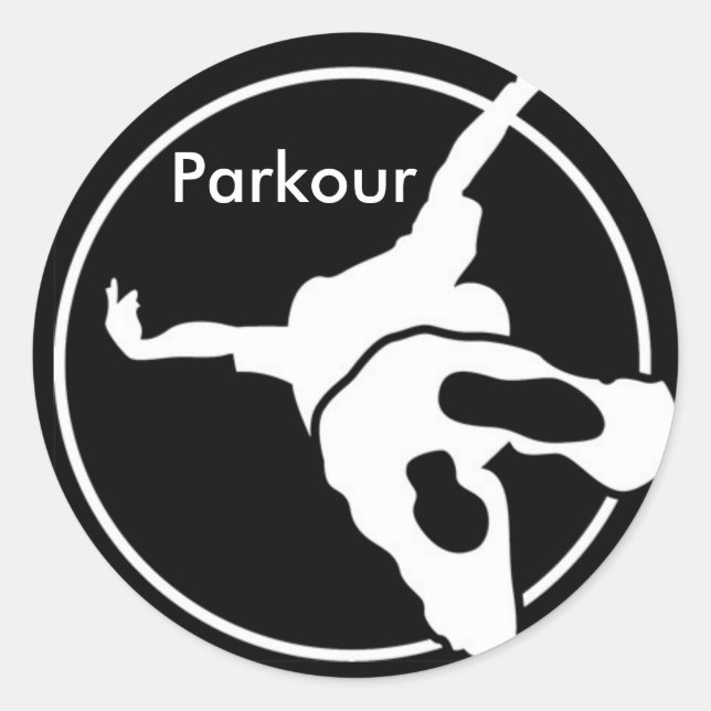 Adesivo Parkour. (Frente)