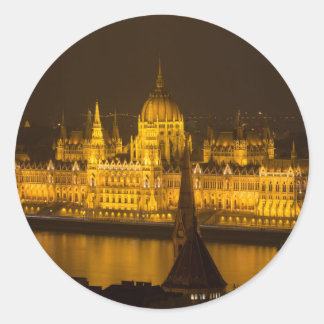 Adesivo Parlamento húngaro Budapeste por noite