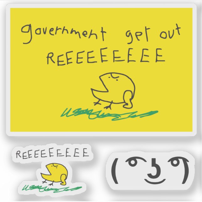 Adesivo Paródia da bandeira de Gadsden com snekright meme  (Frente)