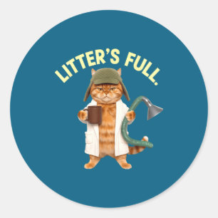 Adesivo Paródia de Gato Litter S Full
