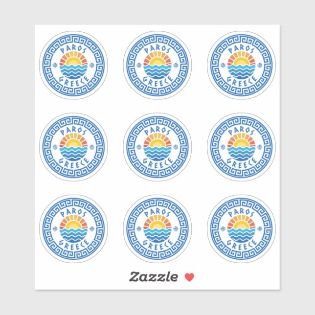 Adesivo Paros Island, Grécia Multiple Pack Sticker (Folha)