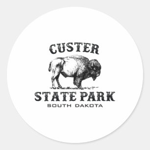Adesivo Parque Estadual Custer South Dakota Bisonte Americ