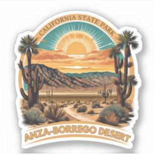 Adesivo Parque Estadual do Deserto Anza-Borrego Califórnia