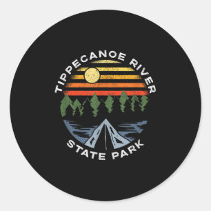 Adesivo Parque Estadual do Rio Tippecanoe Camping Floresta