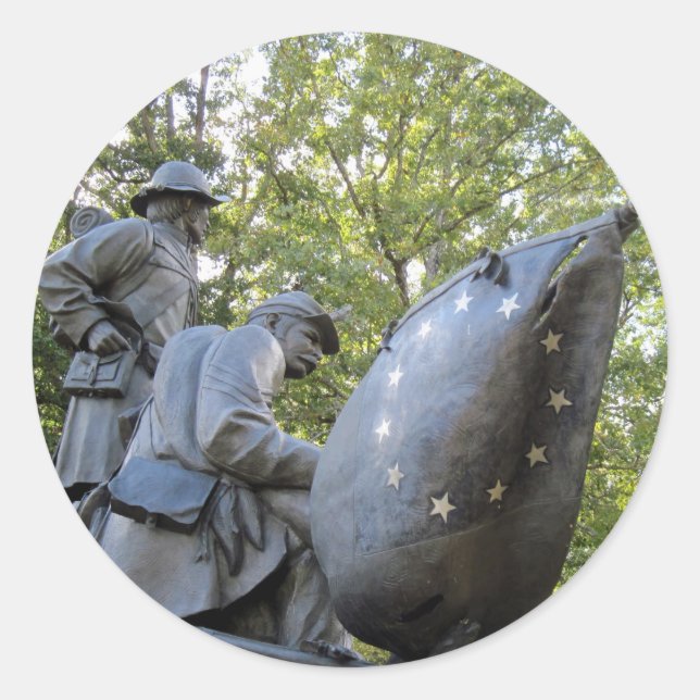 Adesivo Parque Militar Nacional do Tennessee Monument Shil (Frente)