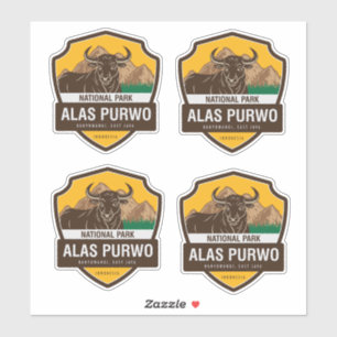 Adesivo Parque Nacional Alas Purwo Indonésia