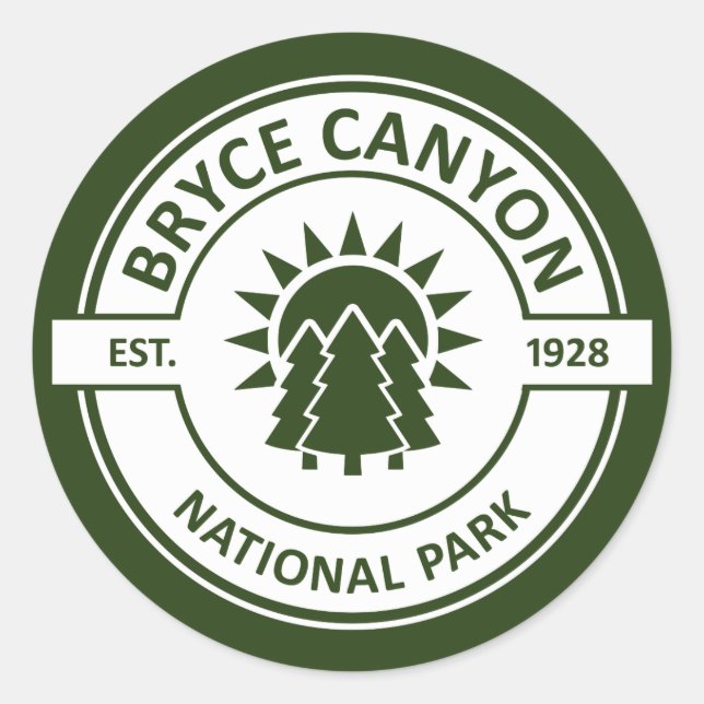 Adesivo Parque Nacional Bryce Canyon (Frente)