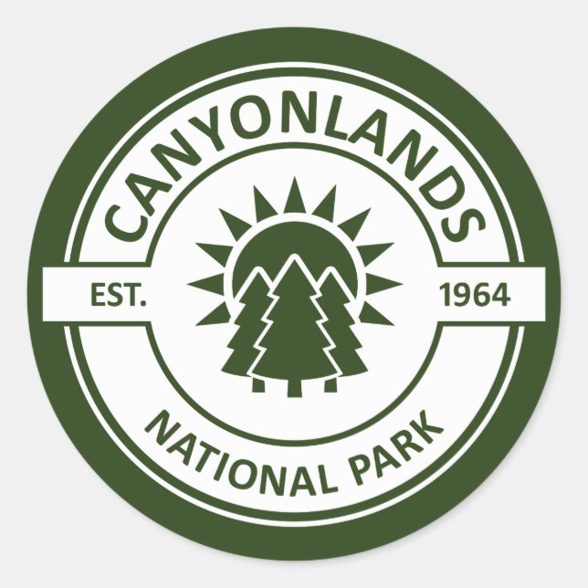 Adesivo Parque Nacional Canyonlands (Frente)