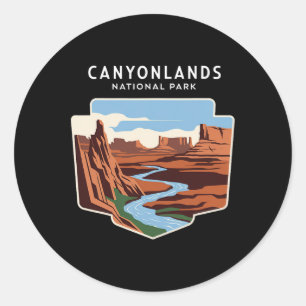 Adesivo Parque Nacional Canyonlands Utah Lembrança Caminha