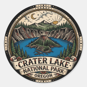 Adesivo Parque Nacional Crater Lake Oregon